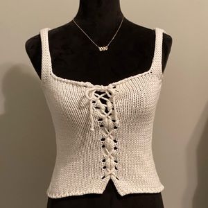 Corset Knit Crop Top